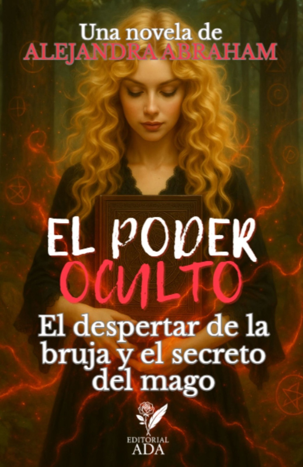 Portada del libro El poder oculto: El despertar de la bruja y el secreto del mago por Alejandra Abraham