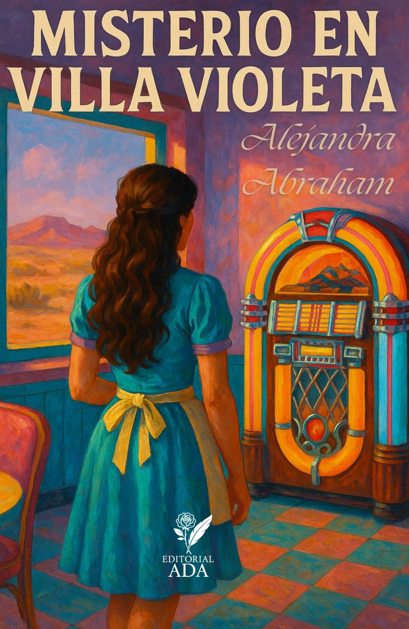 Portada del libro Misterio en Villa Violeta por Alejandra Abraham