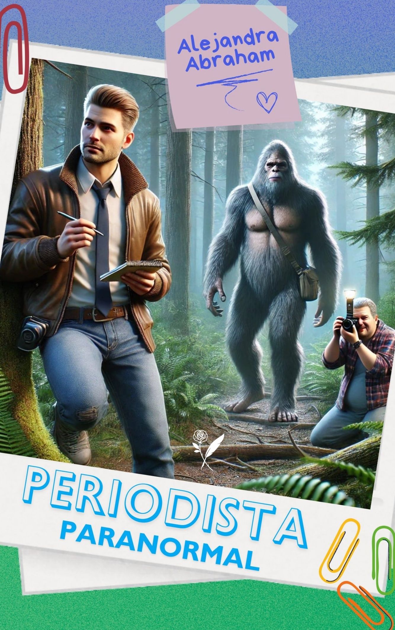 Portada del libro Periodista paranormal por Alejandra Abraham